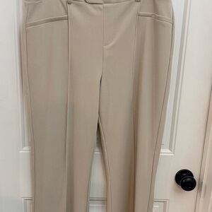 Soho Apparel Classic Beige Women's Trousers